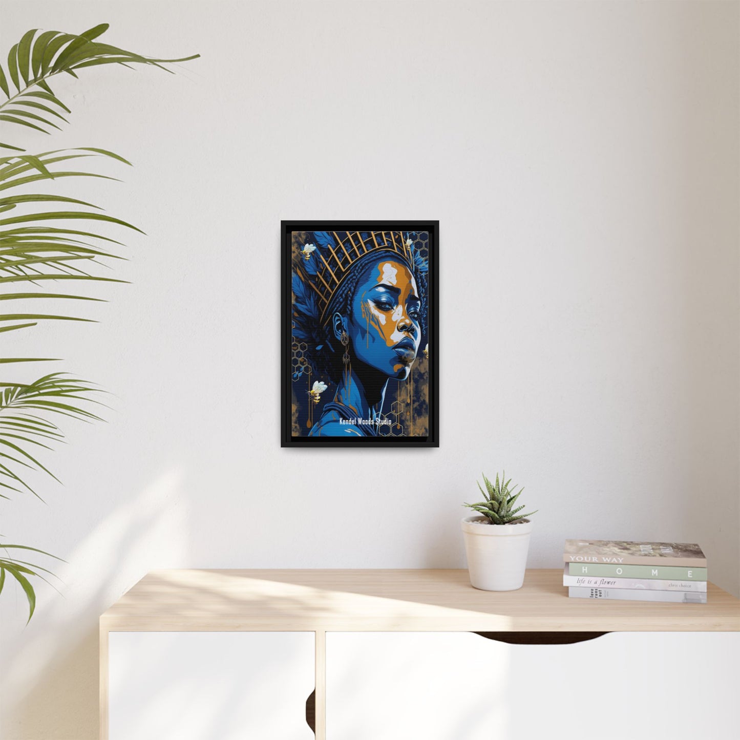 New Type Blue Canvas Gallery Wraps