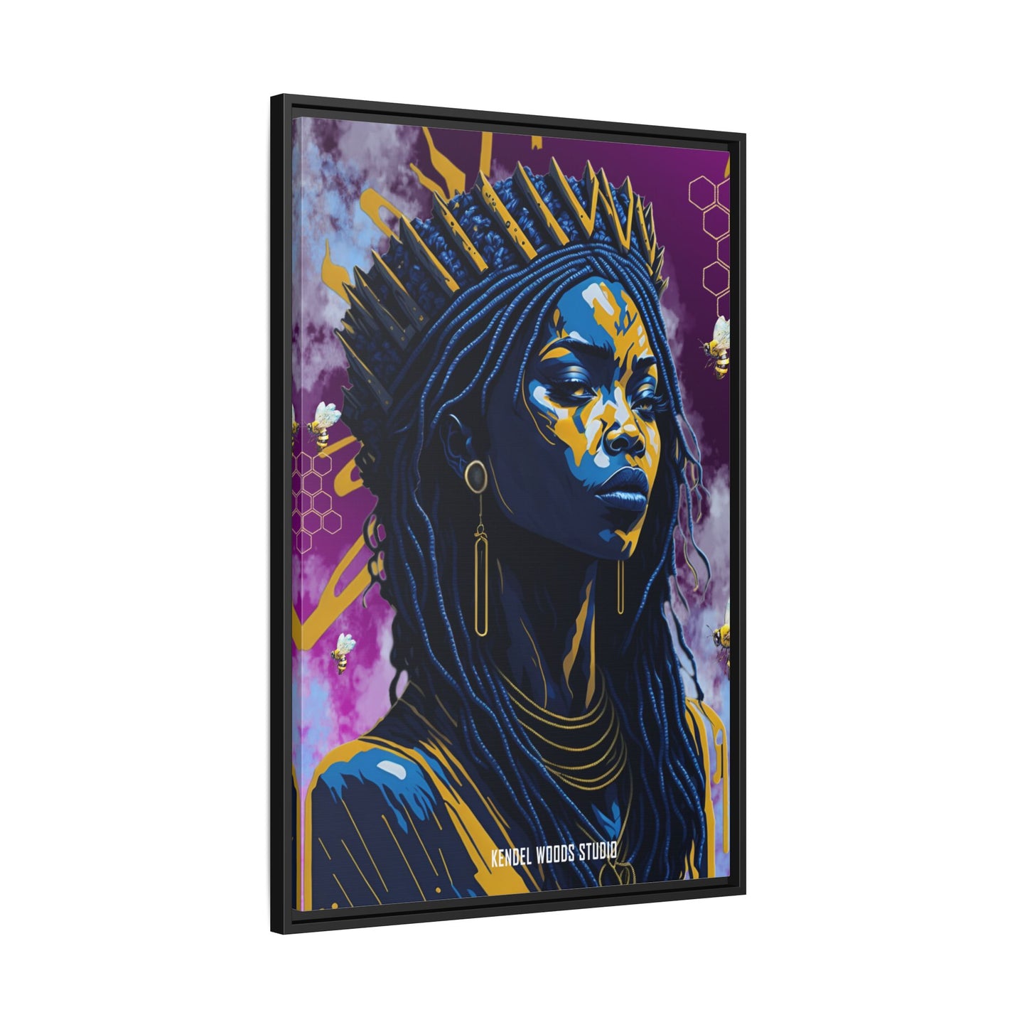 New Type Violet Canvas Gallery Wraps