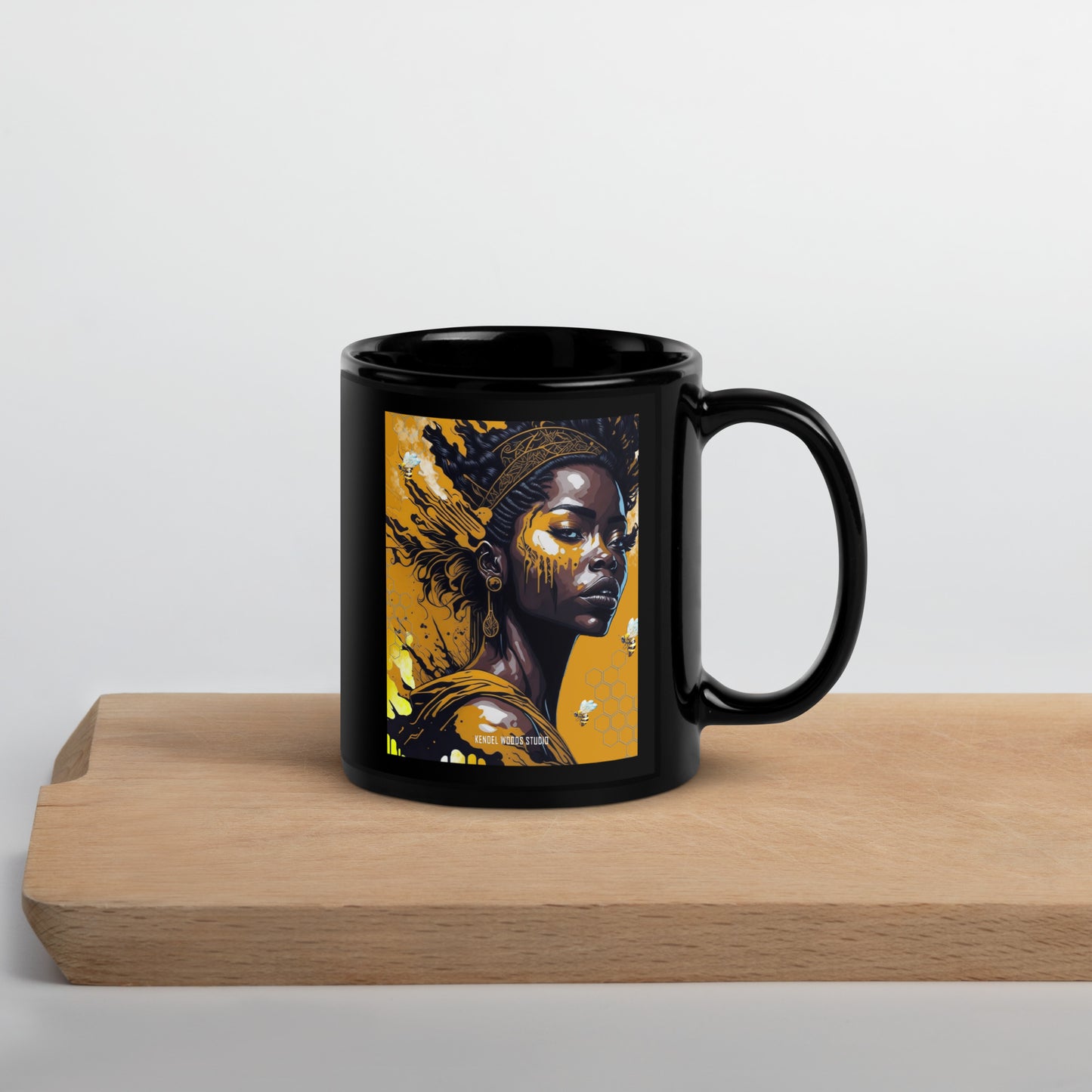 Black Glossy Mug
