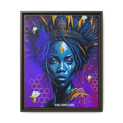 New Type Indigo Canvas Gallery Wraps