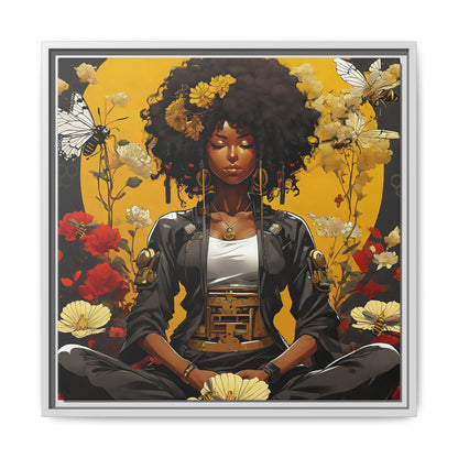 Garden Meditation " Meditation" Canvas Gallery Wraps