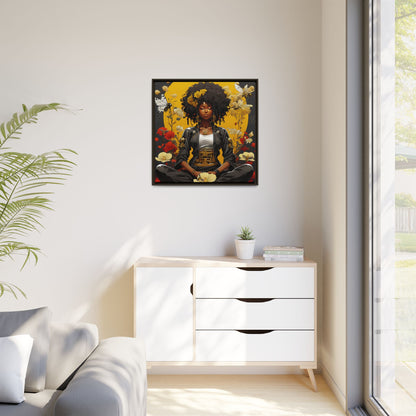 Garden Meditation " Meditation" Canvas Gallery Wraps