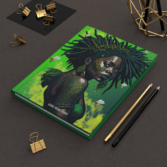 New Type Green Hardcover Journal Matte
