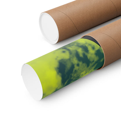 New Type Green Matte Vertical Posters