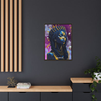 New Type Violet Canvas Gallery Wraps