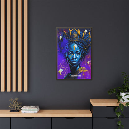 New Type Indigo Canvas Gallery Wraps