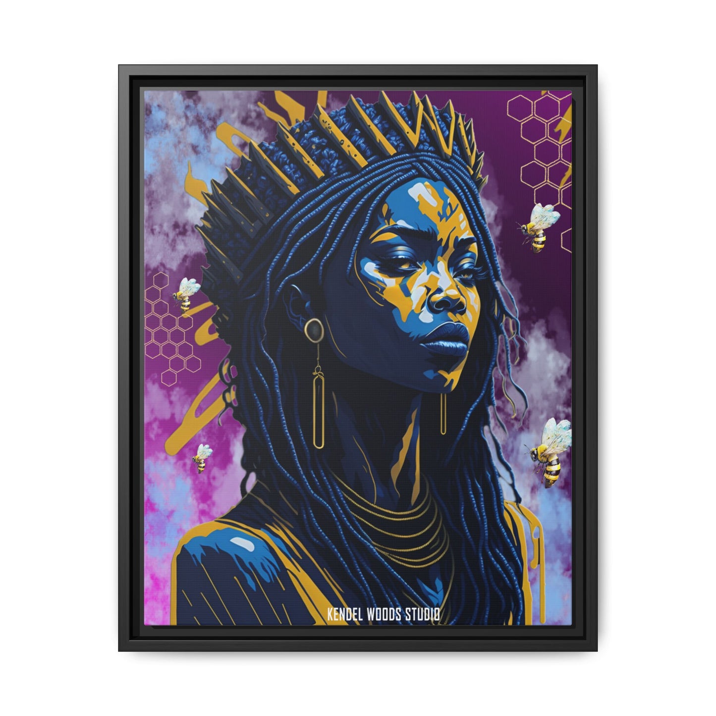 New Type Violet Canvas Gallery Wraps