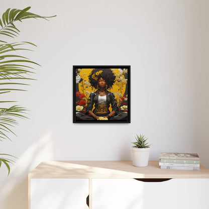 Garden Meditation " Meditation" Canvas Gallery Wraps
