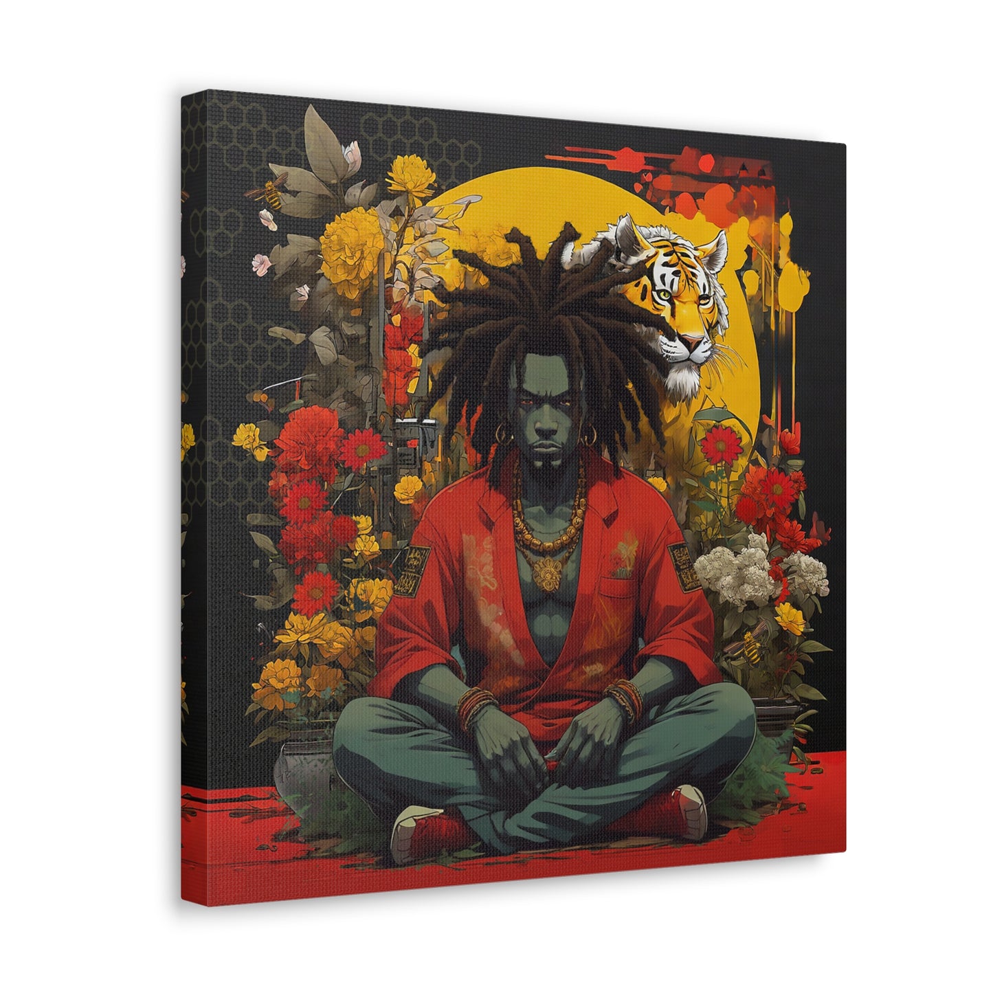 AfroBotRai " Meditation"  Canvas Gallery Wraps