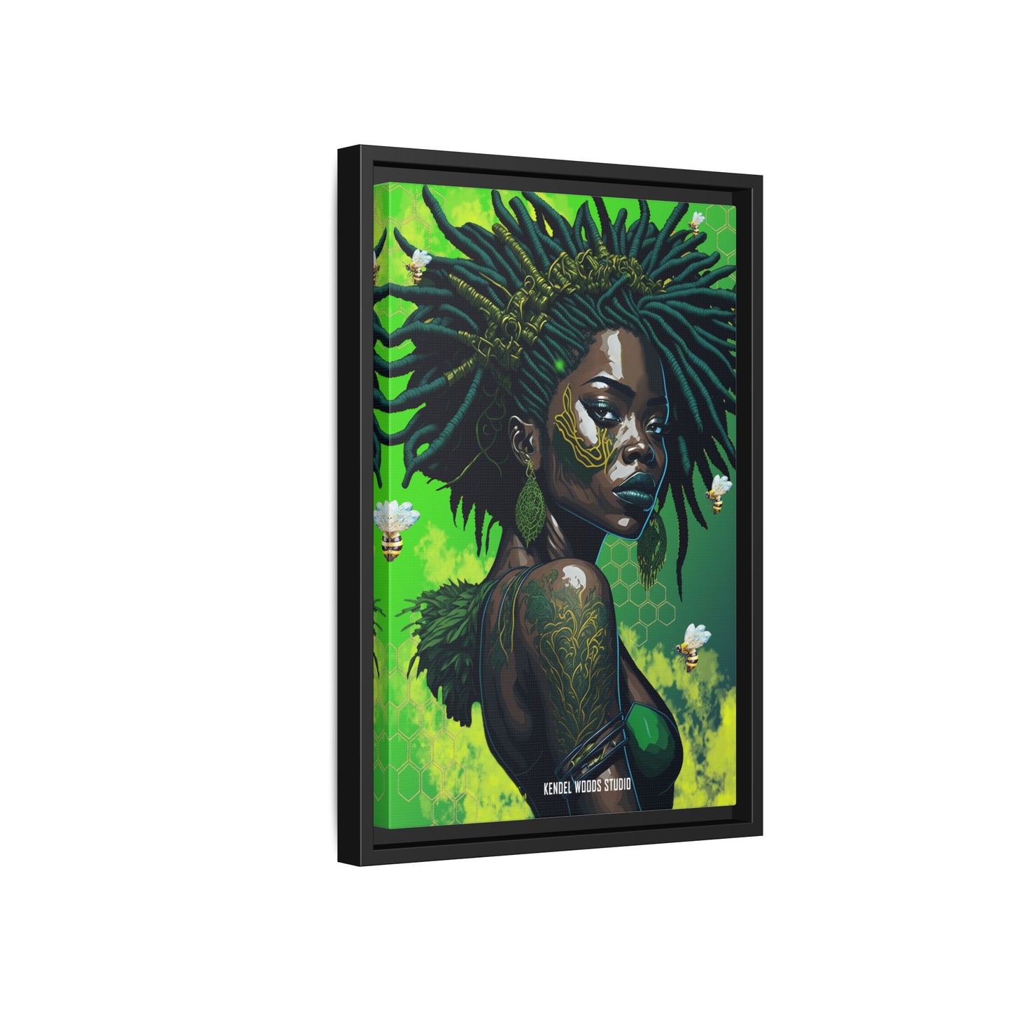 New Type Green Canvas Gallery Wraps