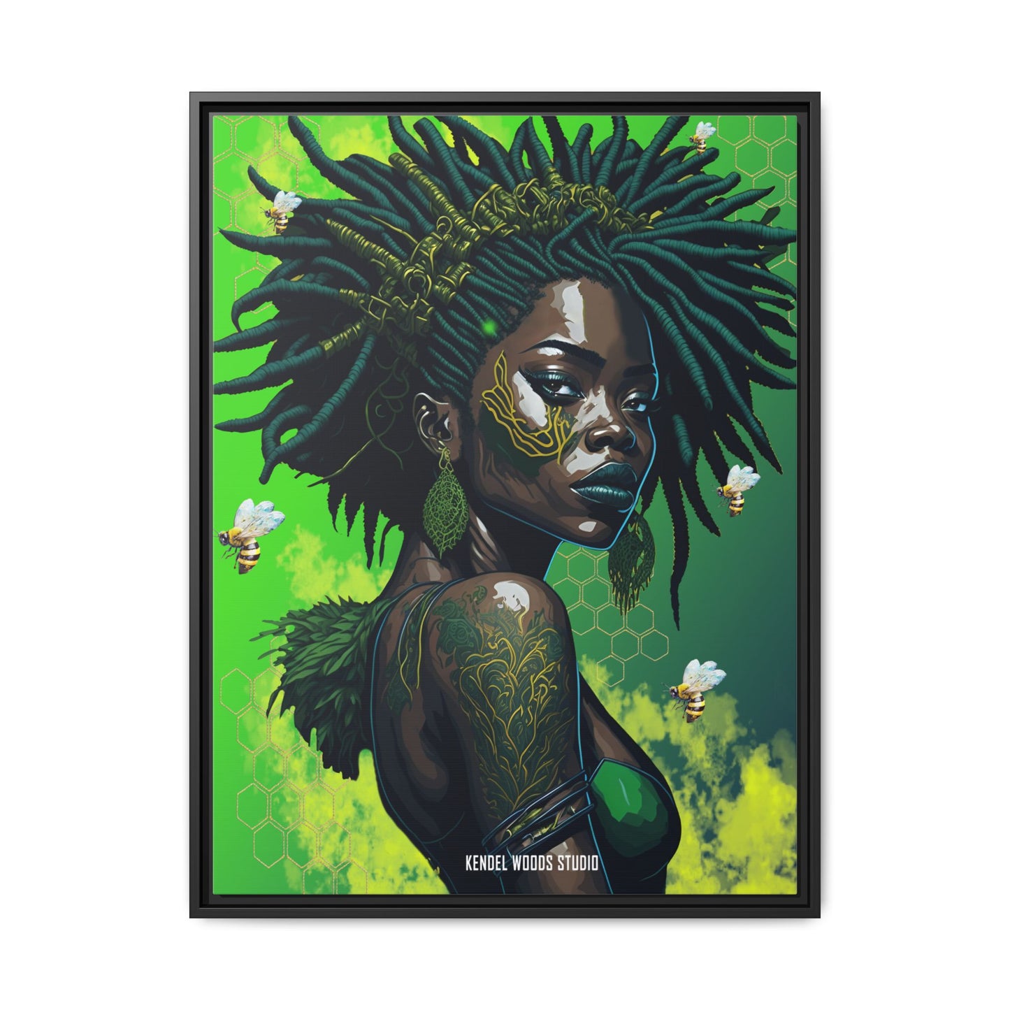 New Type Green Canvas Gallery Wraps