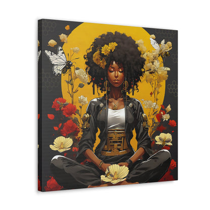 Garden Meditation " Meditation" Canvas Gallery Wraps