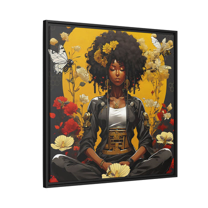 Garden Meditation " Meditation" Canvas Gallery Wraps