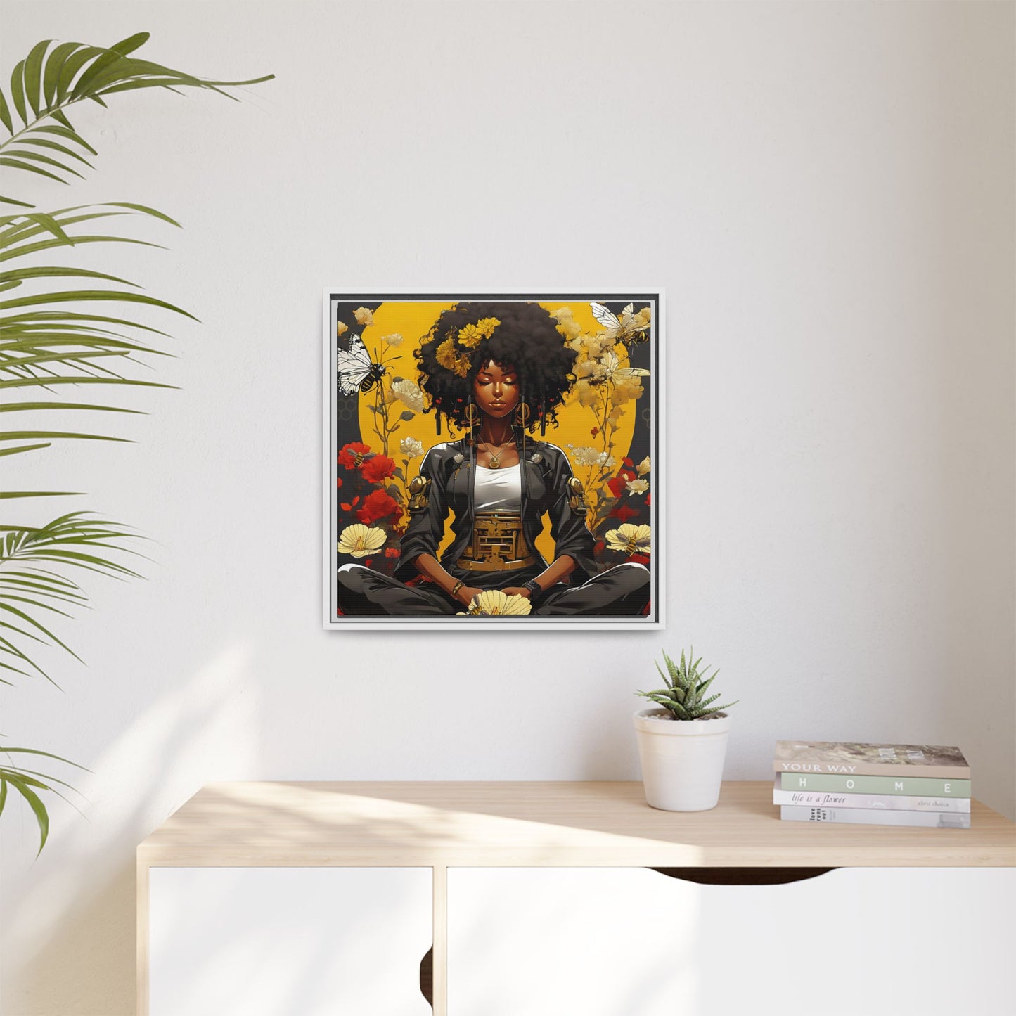 Garden Meditation " Meditation" Canvas Gallery Wraps