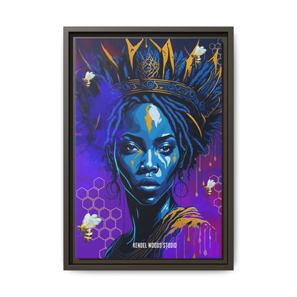 New Type Indigo Canvas Gallery Wraps
