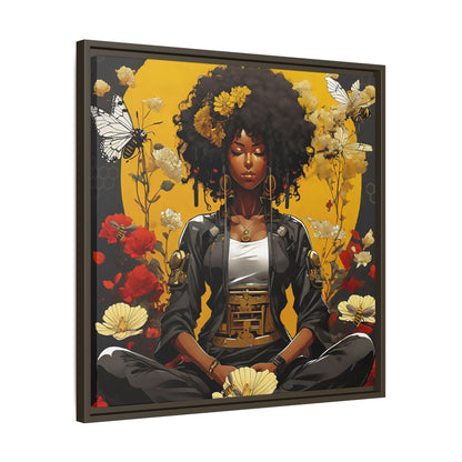 Garden Meditation " Meditation" Canvas Gallery Wraps