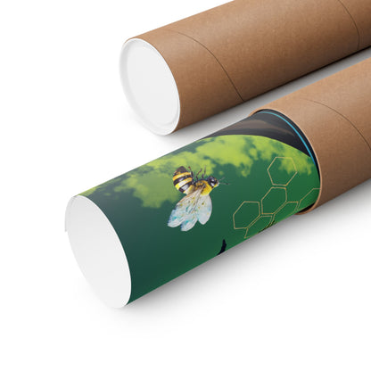 New Type Green Matte Vertical Posters