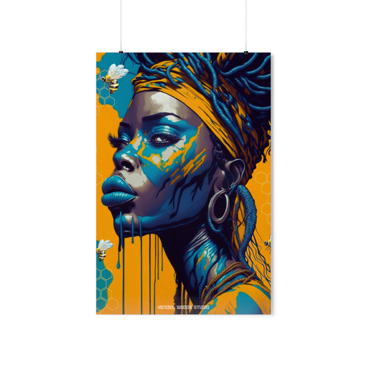 New Type "Yellow"-Premium Matte Vertical Posters