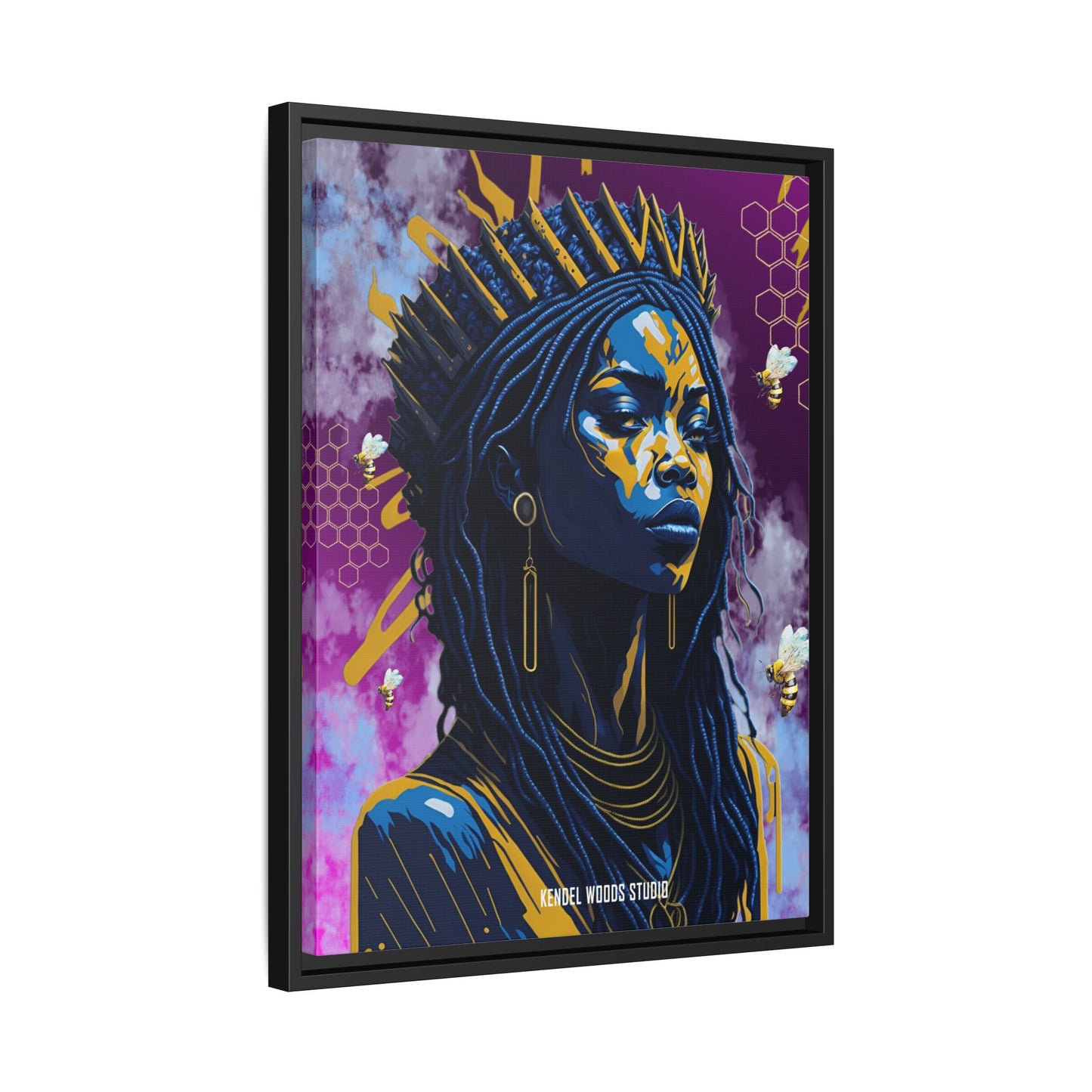 New Type Violet Canvas Gallery Wraps