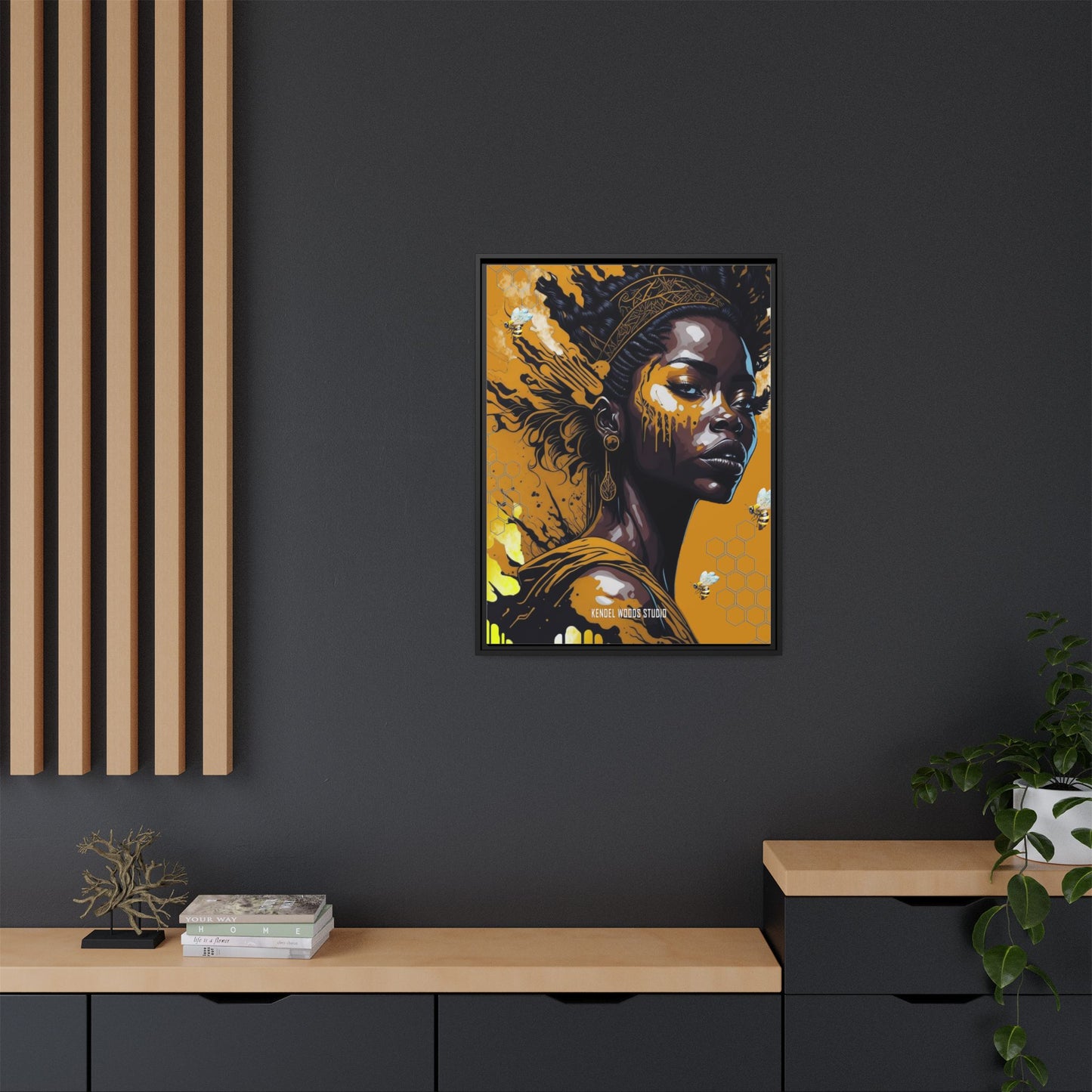 New Type Orange Canvas Gallery Wraps