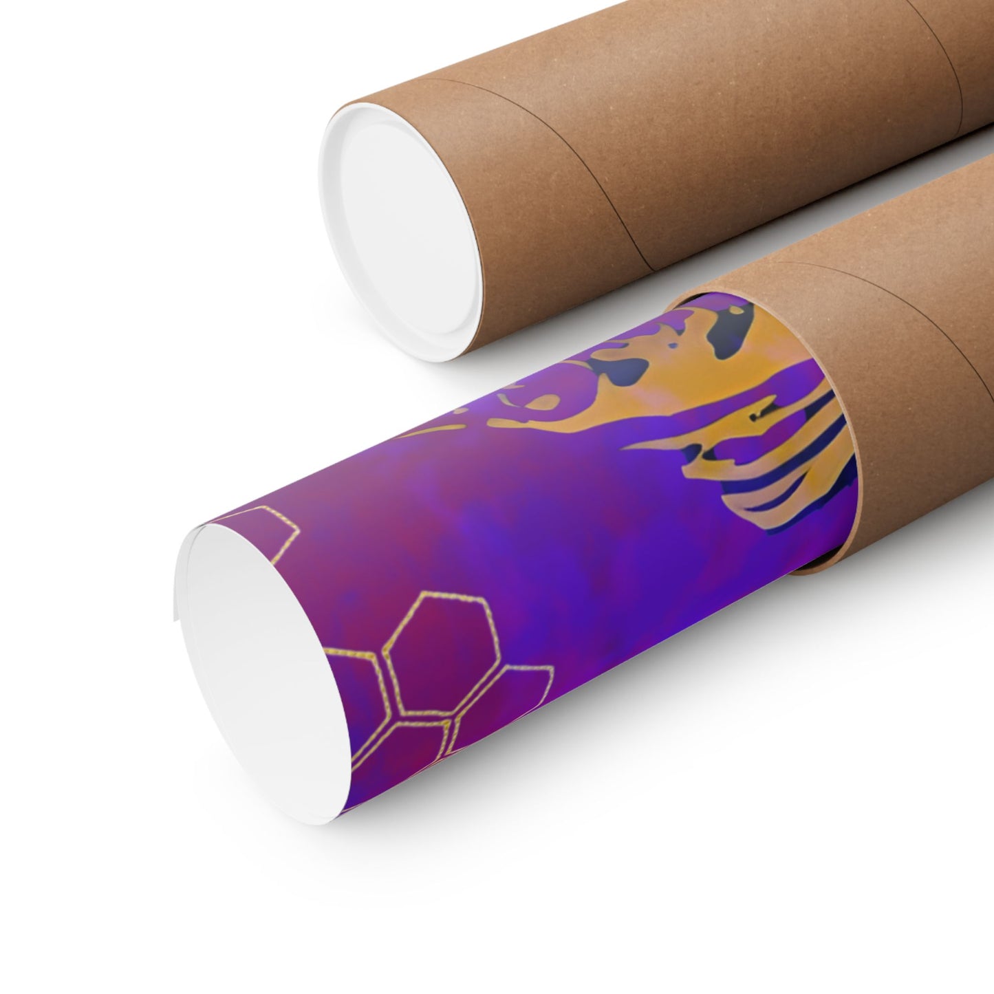 New Type Indigo Matte Vertical Posters