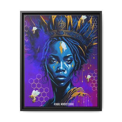 New Type Indigo Canvas Gallery Wraps
