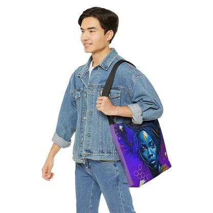New Type Indigo Tote Bag (AOP)