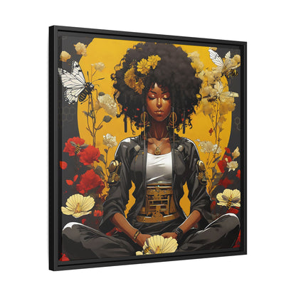 Garden Meditation " Meditation" Canvas Gallery Wraps