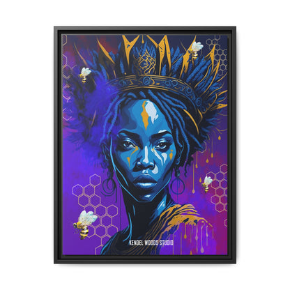 New Type Indigo Canvas Gallery Wraps