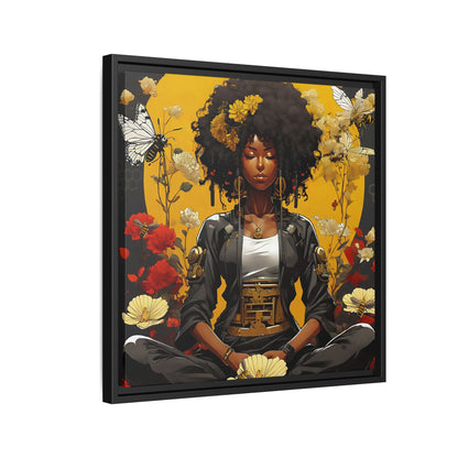 Garden Meditation " Meditation" Canvas Gallery Wraps