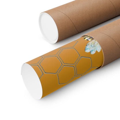 New Type Orange Matte Vertical Posters
