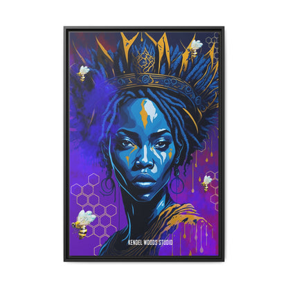 New Type Indigo Canvas Gallery Wraps