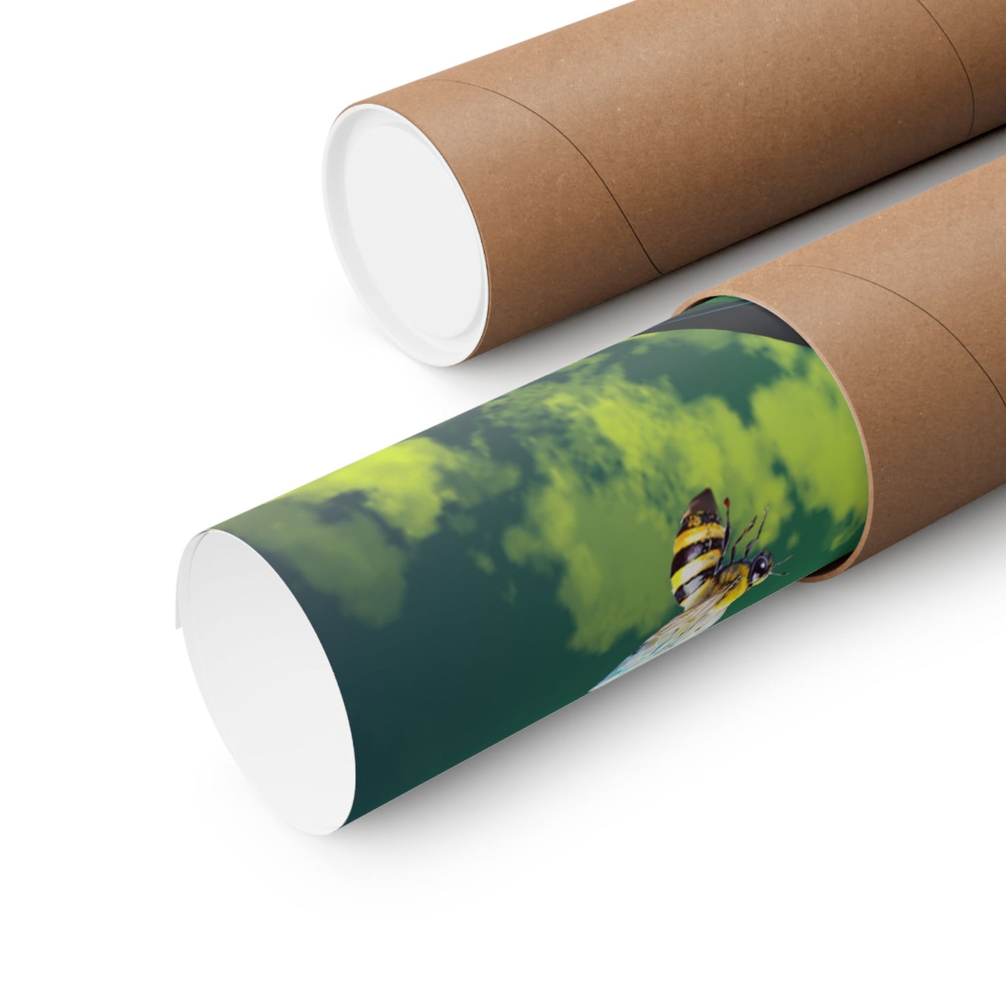 New Type Green Matte Vertical Posters