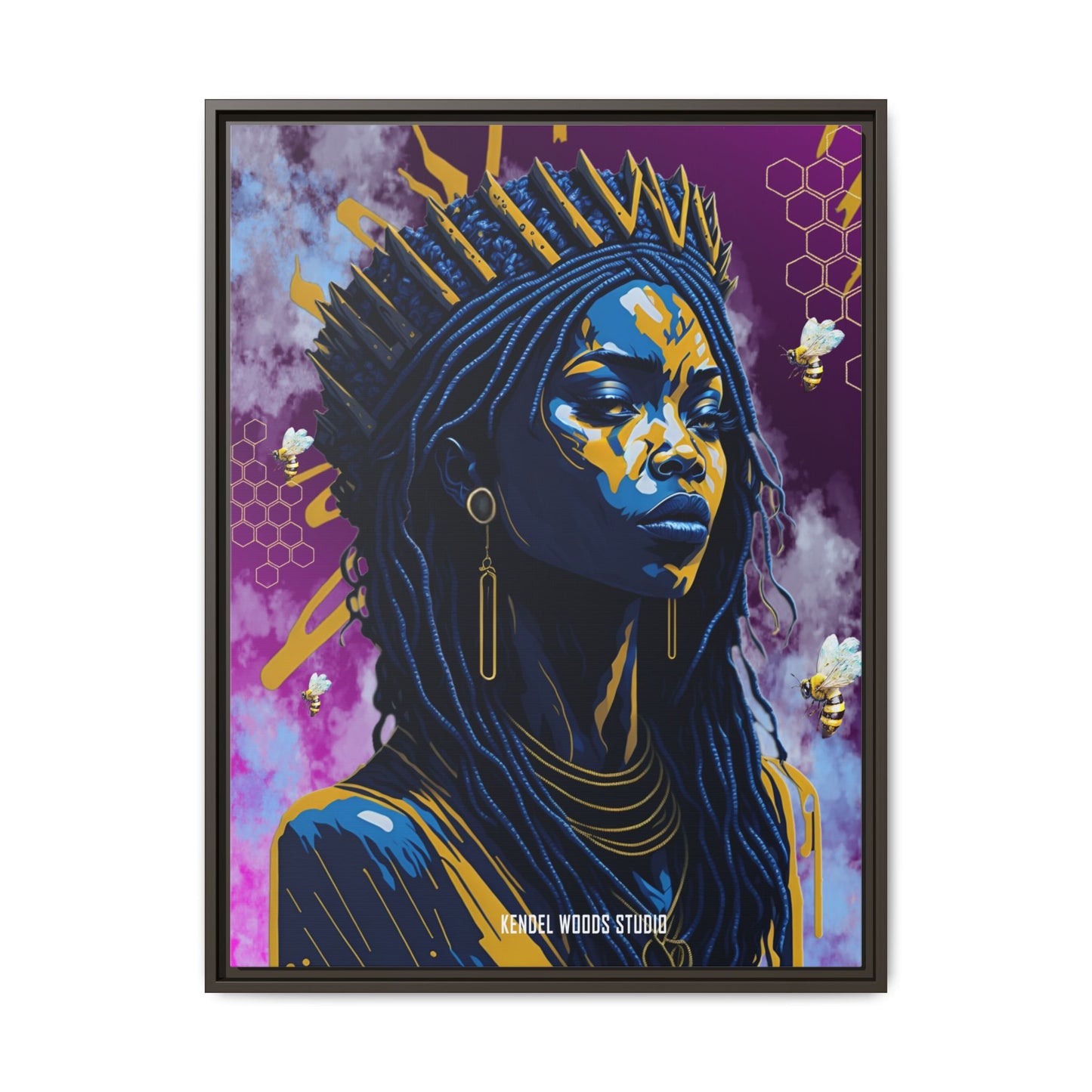 New Type Violet Canvas Gallery Wraps