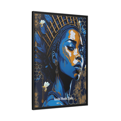 New Type Blue Canvas Gallery Wraps