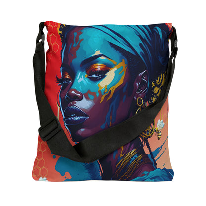 New Type Red Adjustable Tote Bag (AOP)