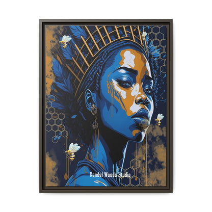 New Type Blue Canvas Gallery Wraps