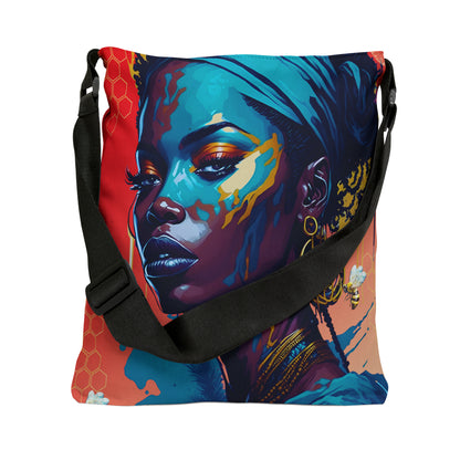 New Type Red Adjustable Tote Bag (AOP)
