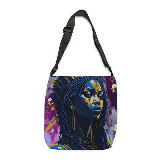 New Type Violet Adjustable Tote Bag (AOP)