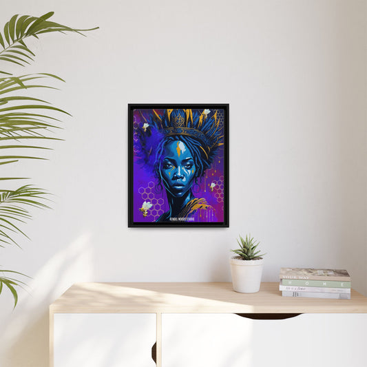 New Type Indigo Canvas Gallery Wraps