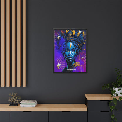 New Type Indigo Canvas Gallery Wraps