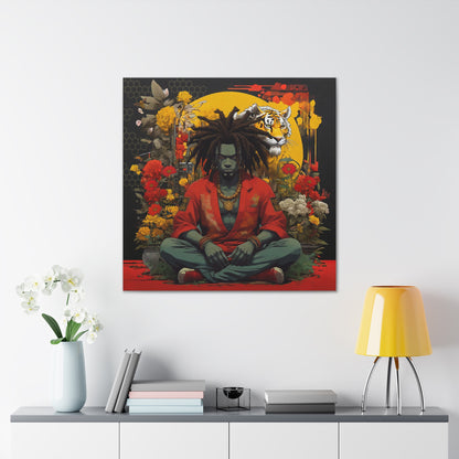 AfroBotRai " Meditation"  Canvas Gallery Wraps