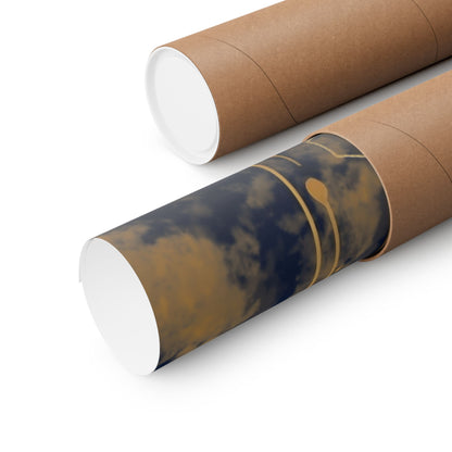 New Type Blue Matte Vertical Posters